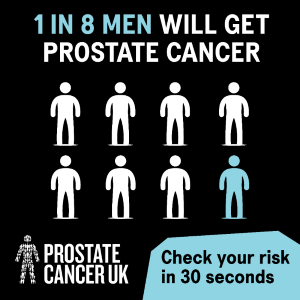 prostate cancer 1 in 8 men